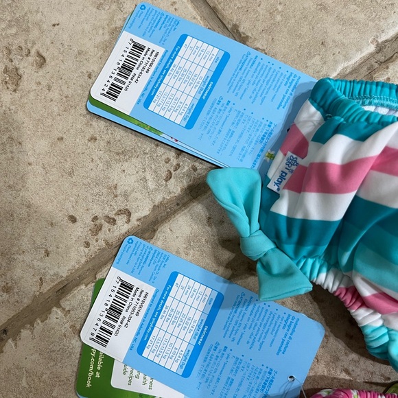 iplay 2 Count of Reusable Baby Girl Swim Diapers size 6 month - Picture 7 of 7